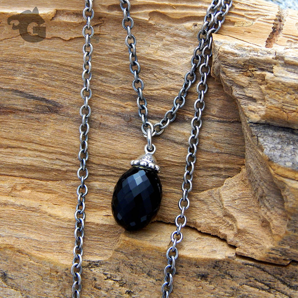 Black Onyx Necklace lockless