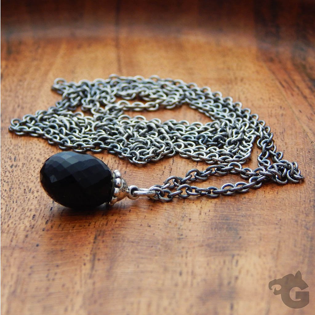 Black Onyx Necklace lockless