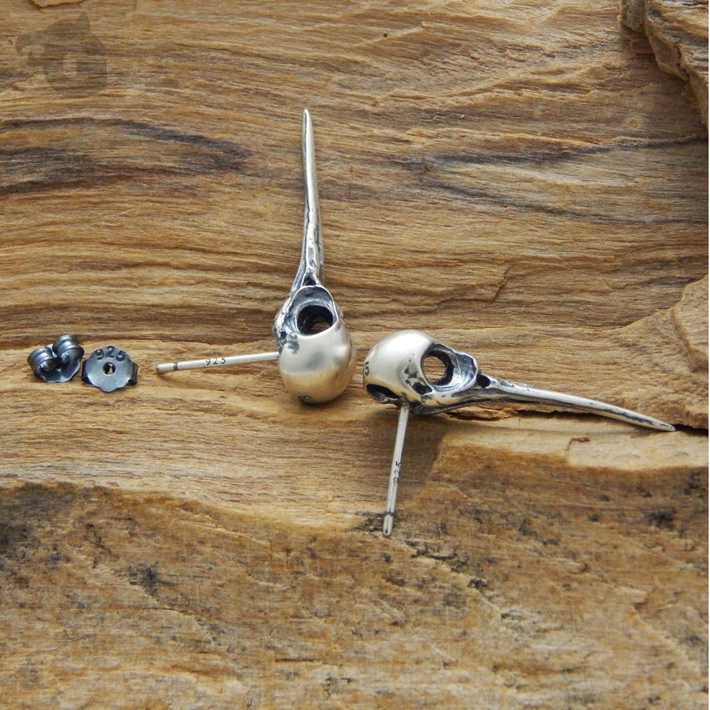 'Birdisour' stud earrings