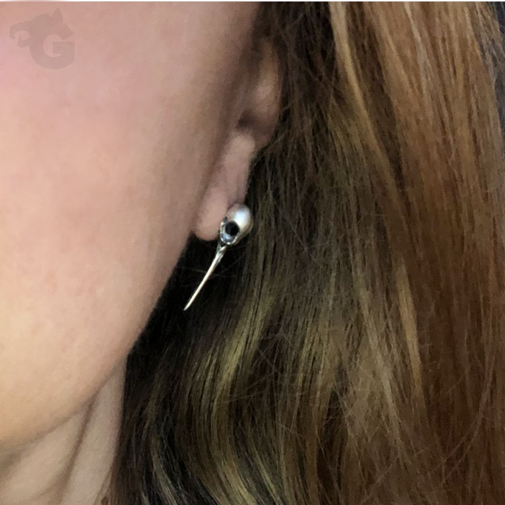 dinosaur skull bird jewelry gift for man