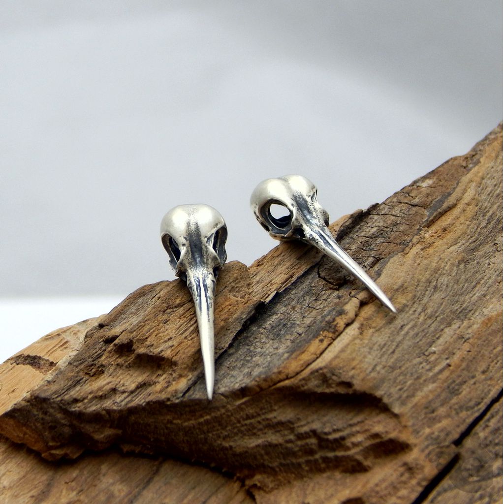 'Birdisour' stud earrings