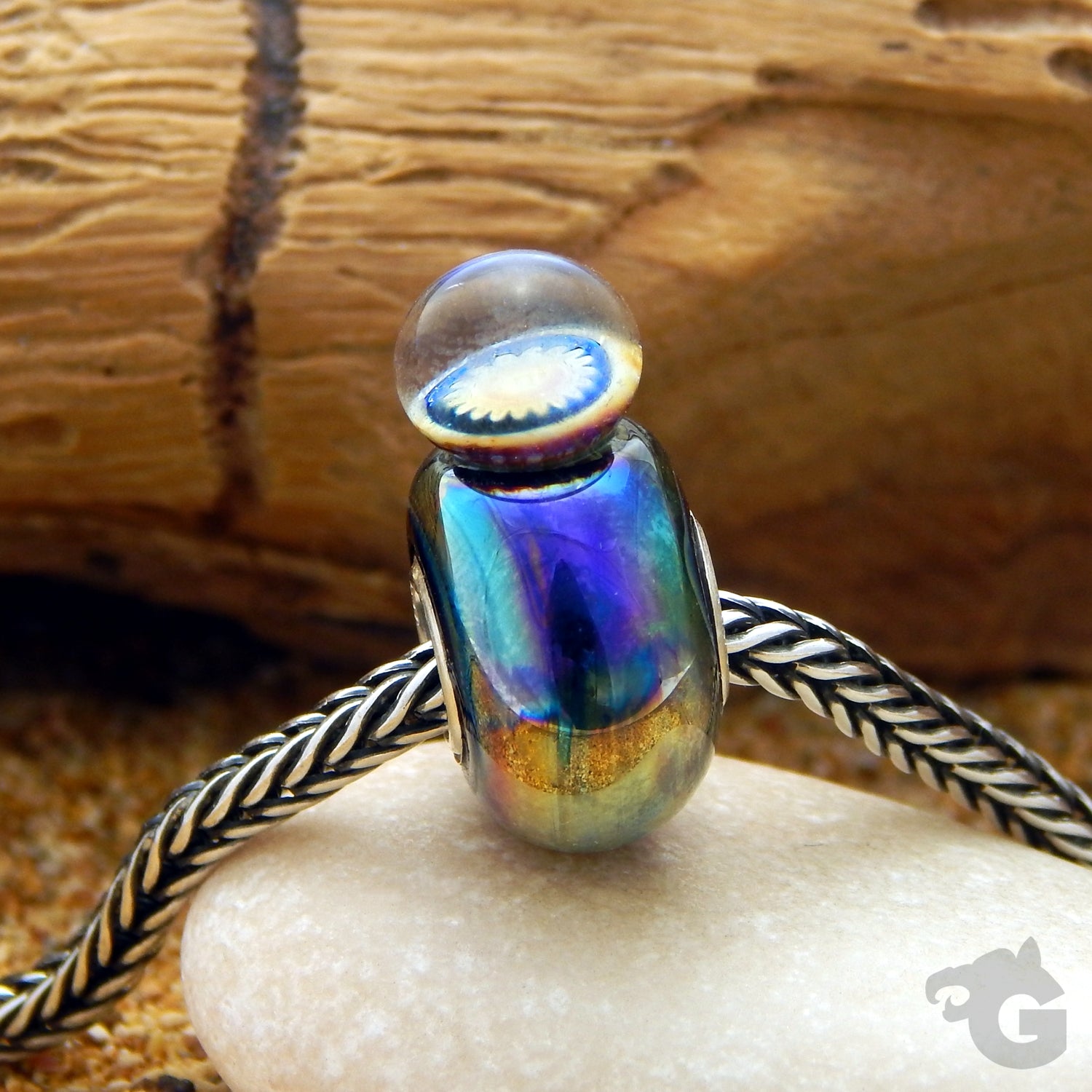Murrini glass bead - Glermes.com