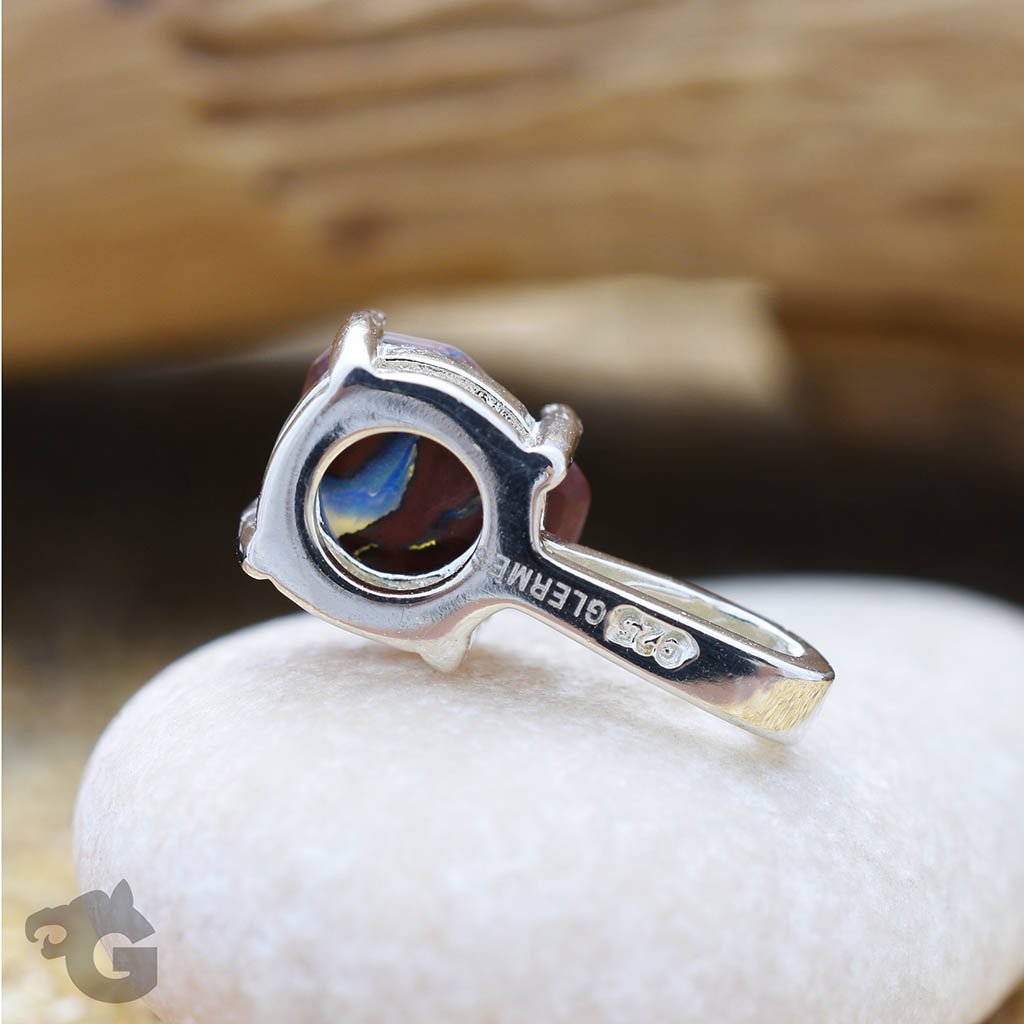 Australian Boulder Opal necklace 'One & Only'