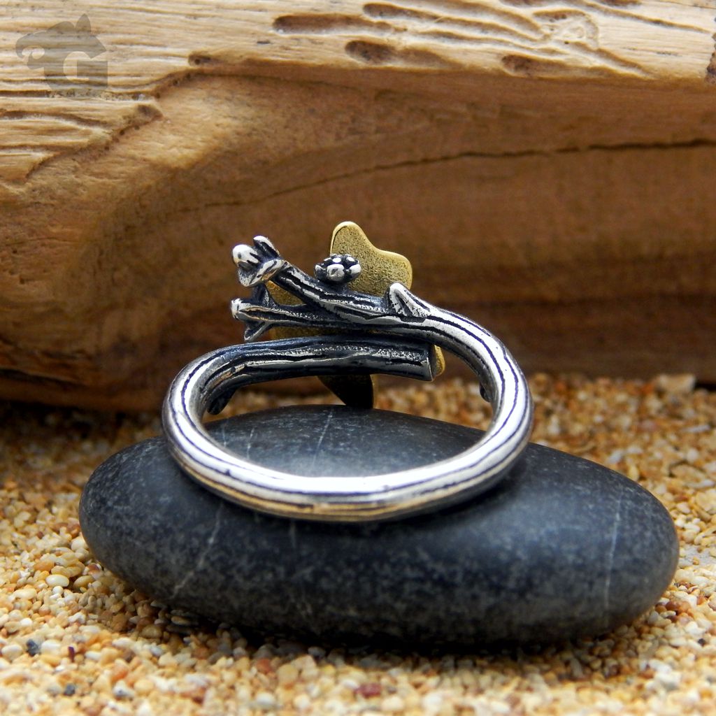 butterfly jewelry 925 sterling silver oxidized adjustable ring gift for her city of beads studio glermes