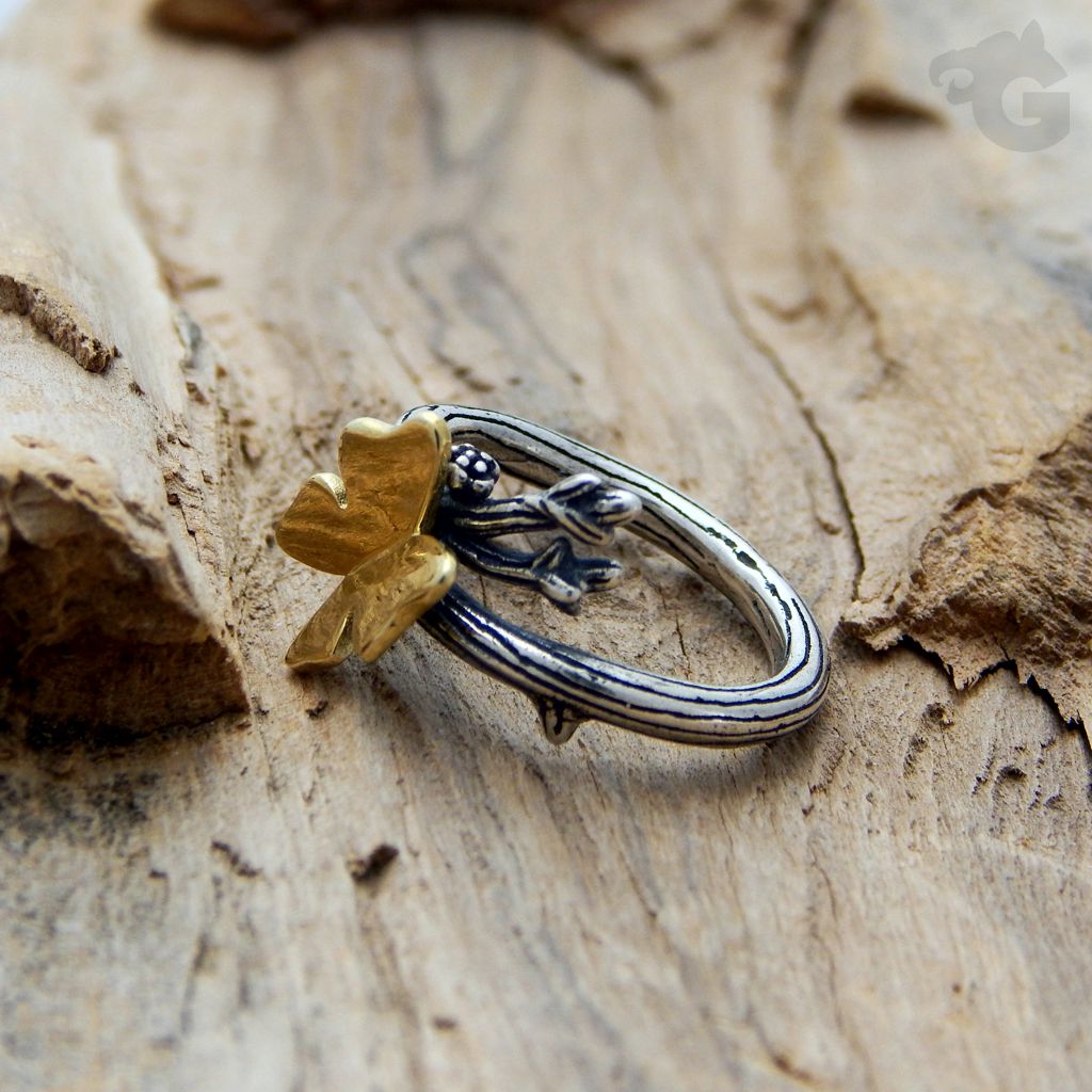 butterfly botanical ring glermes