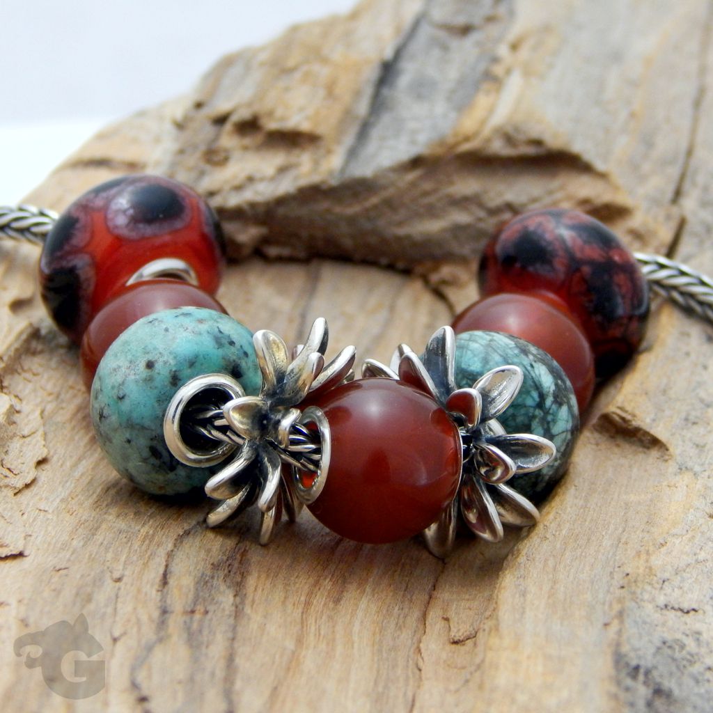 natural carnelian bracelet smooth bead 925 sterling silver eyelets core glermes.com