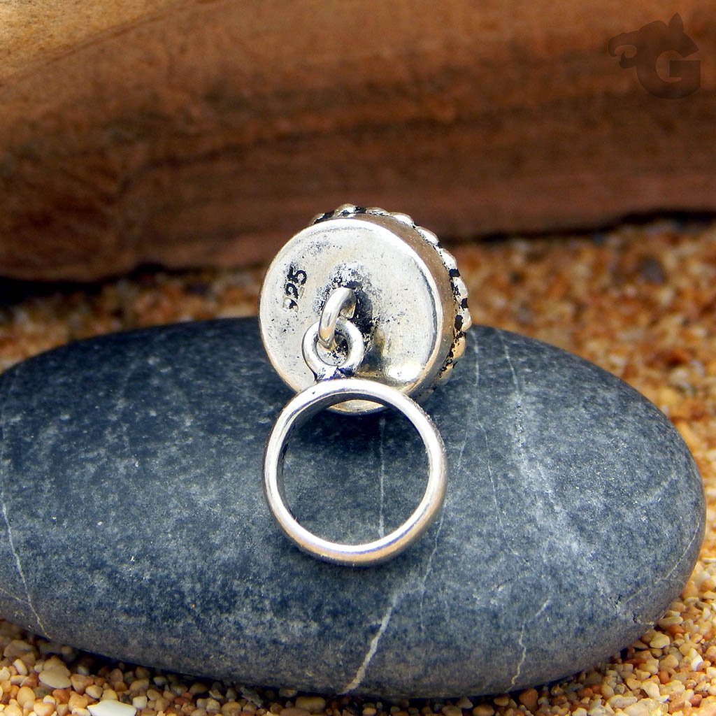 Red Chalcedony 'Tears Drop' Pendant