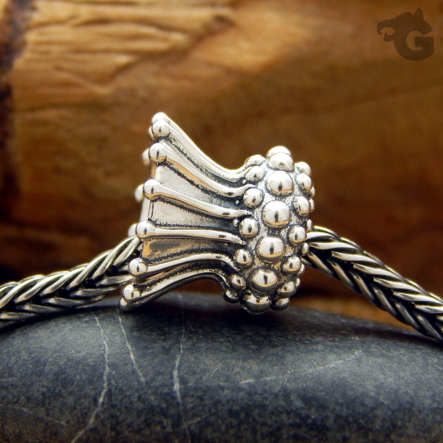 Crinoline Urchin stopper bracelet silicone rubber ring - Glermes.com