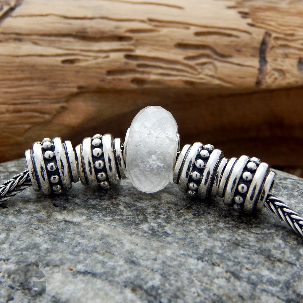 Mountain Crystal bead 10th Anniversary gemstone