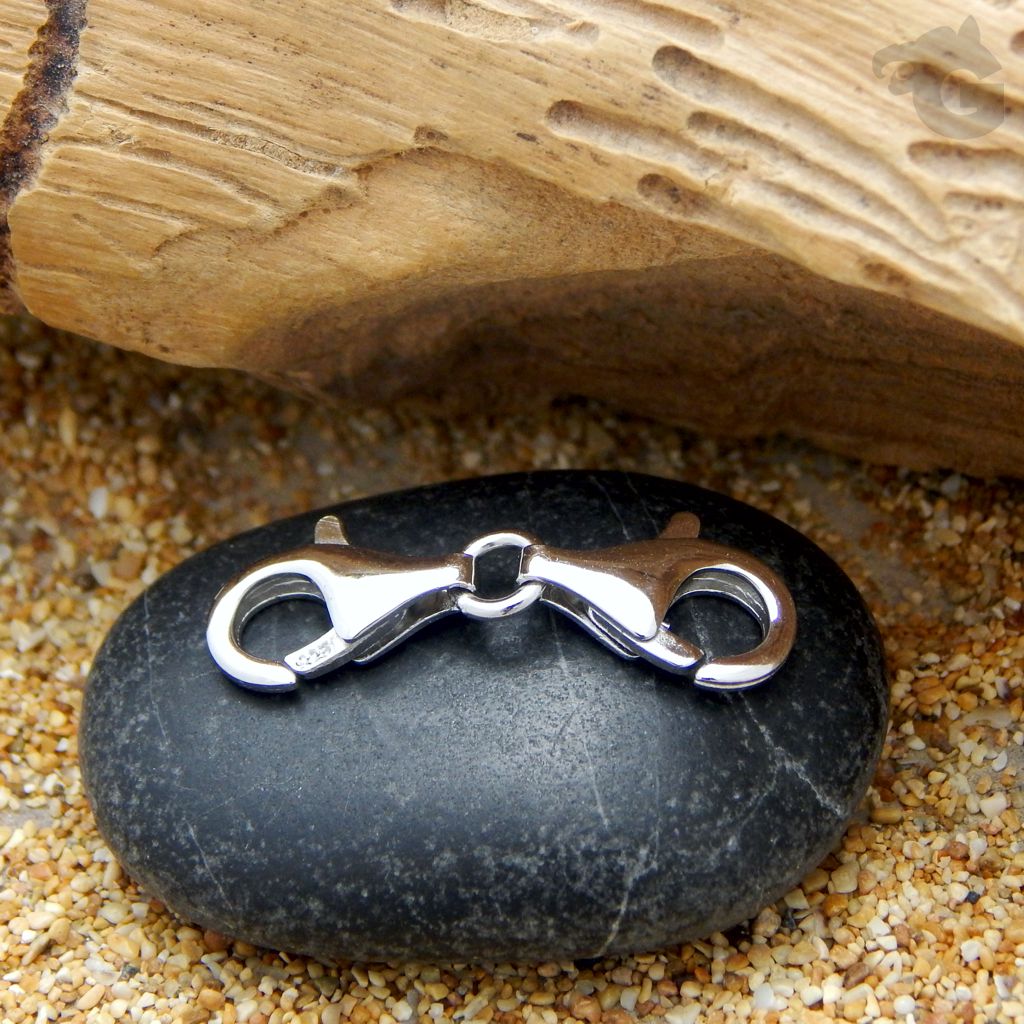 Double Lobster claw clasp