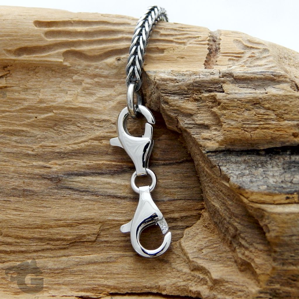 Double Lobster claw clasp