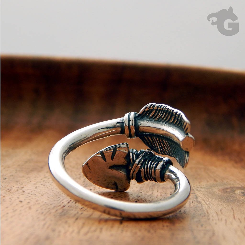 Dreamcatcher ring adjustable