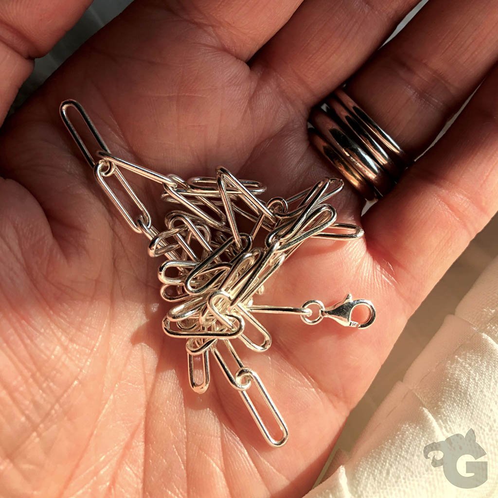 Everyday Paperclip necklace
