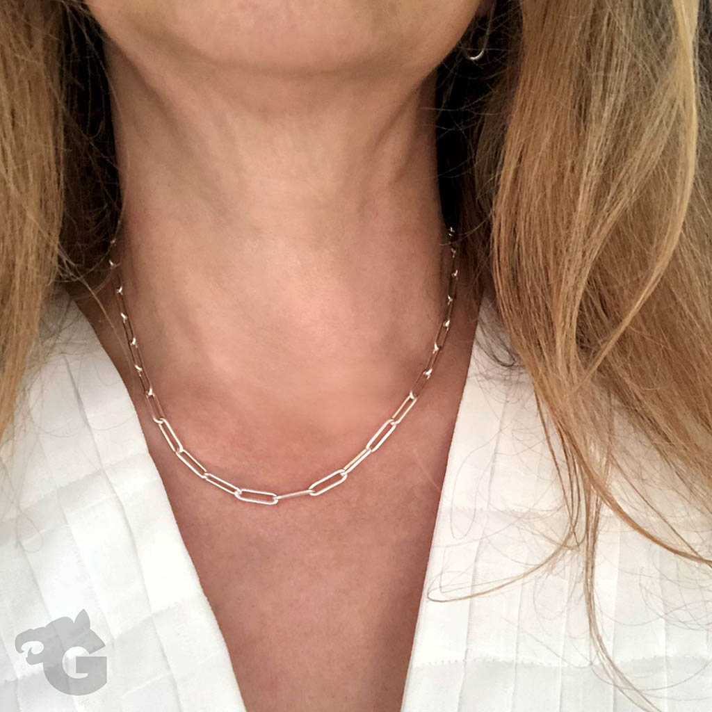 Everyday Paperclip necklace
