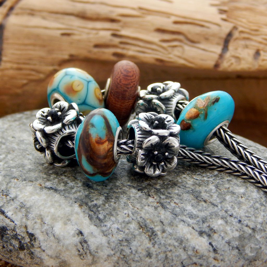 gift ideas for her birthday flower bead silver glermes