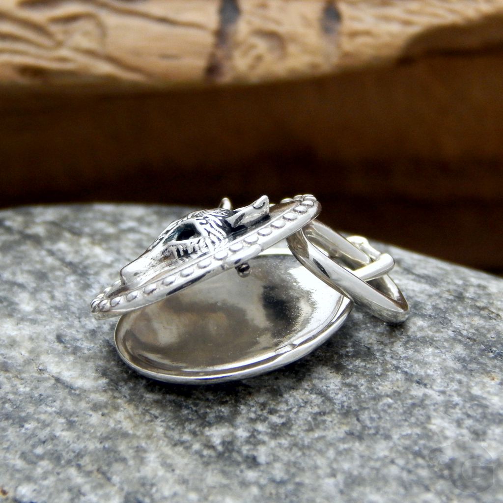 Fox Gler Locket pendant charm