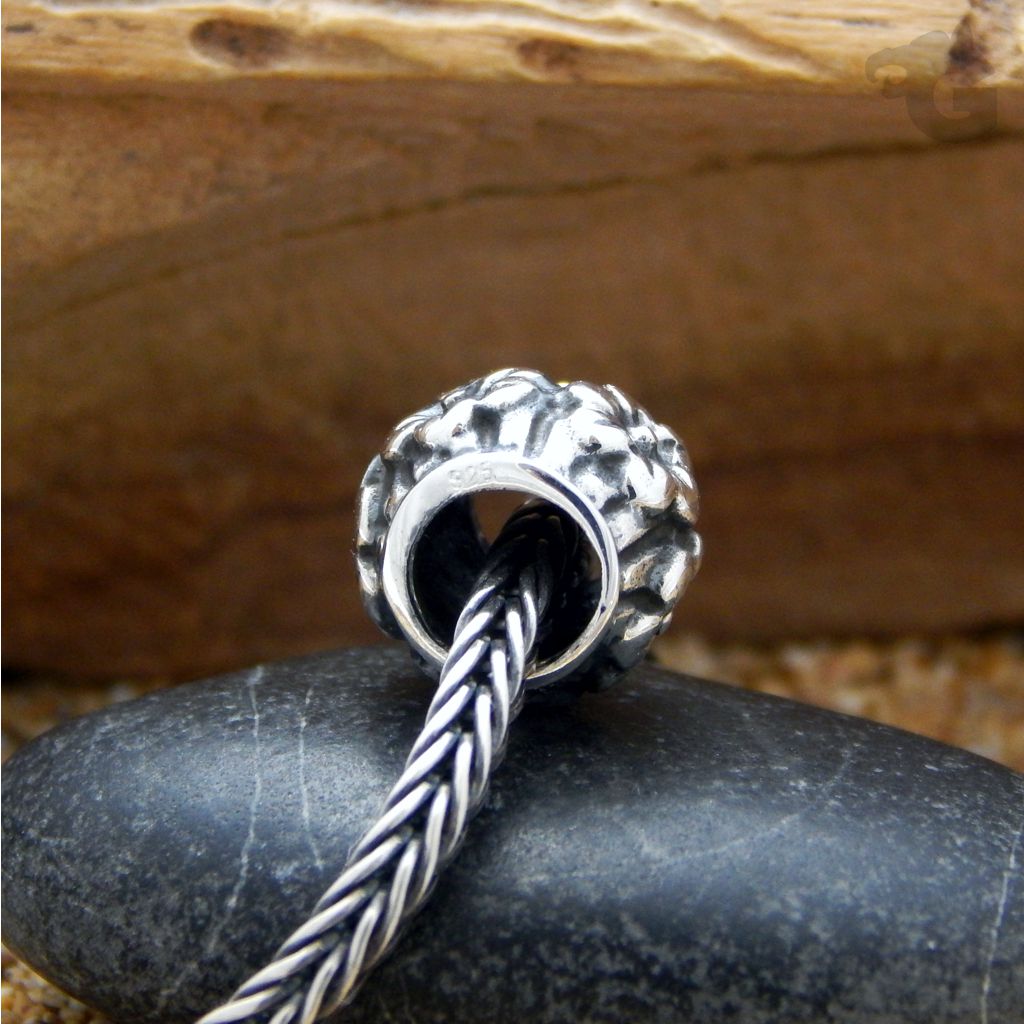 bothanical inspired bracelet bead silver gardenia glermes