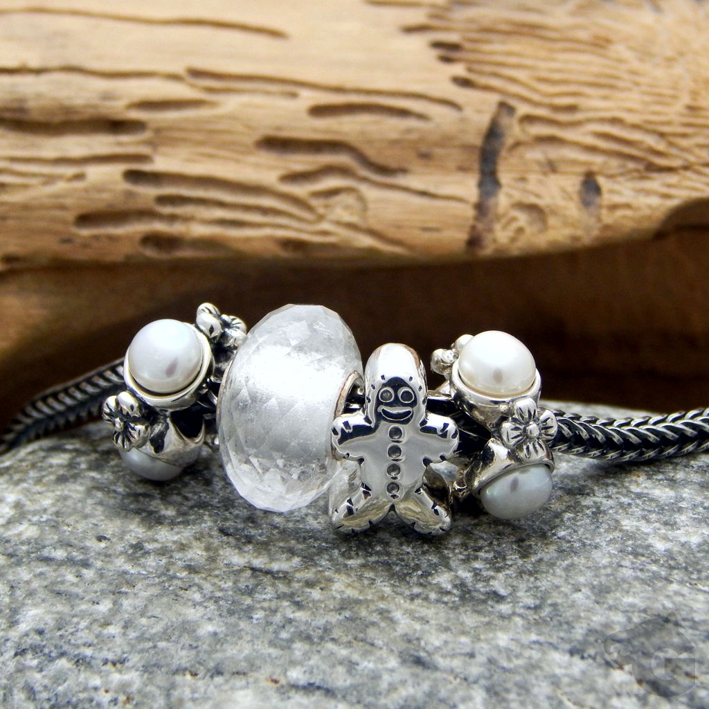 gingerman charm for bracelet unisex gift