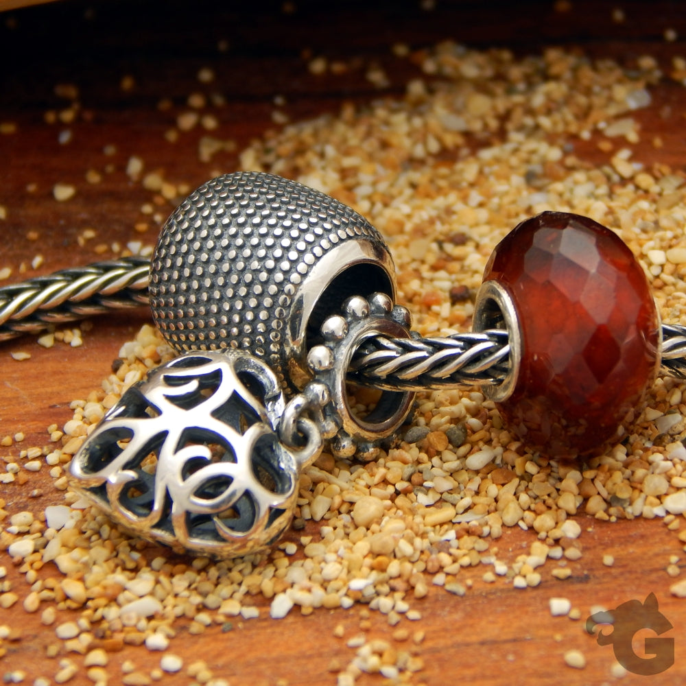 Ethnic Bohemian silver bead 925 European style fits Pandora bracelet - Glermes