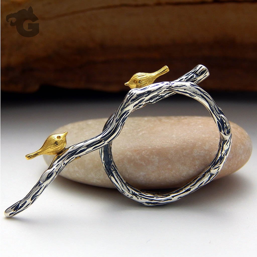 Birds on Branch ring