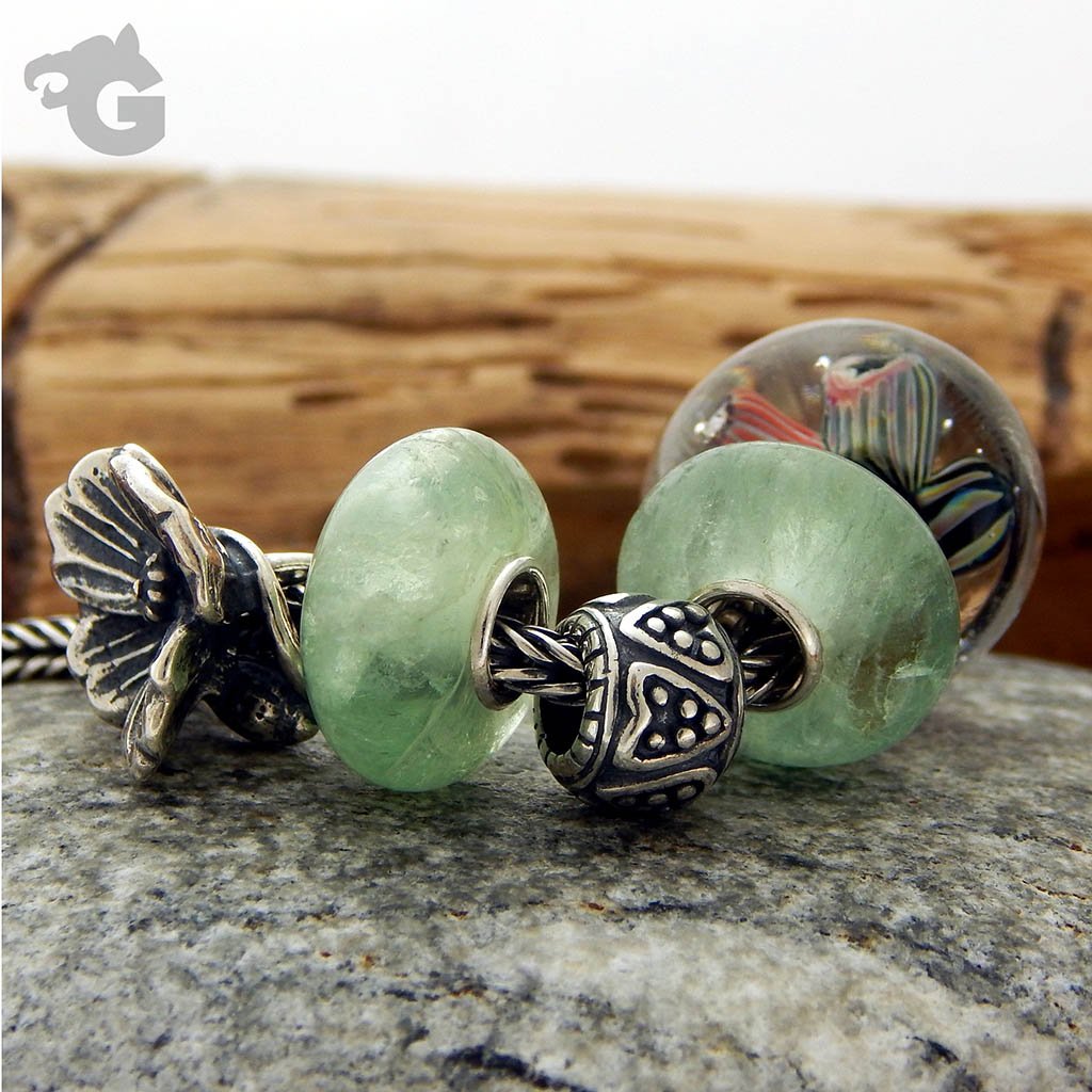 Green Fluorite Smooth Bead