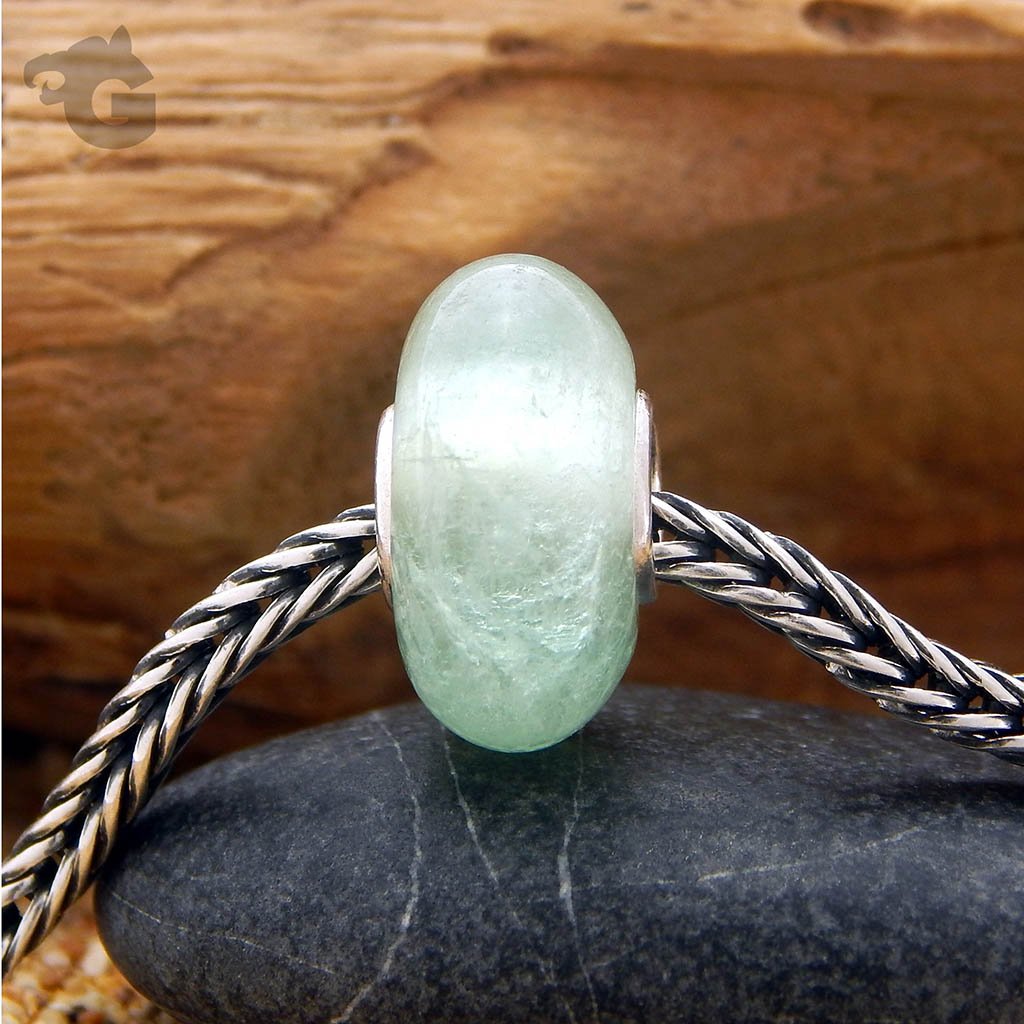 Green Fluorite Smooth Bead