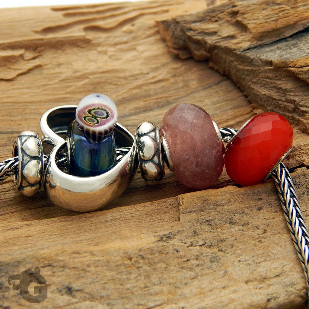 Heart To Heart stopper silver charm