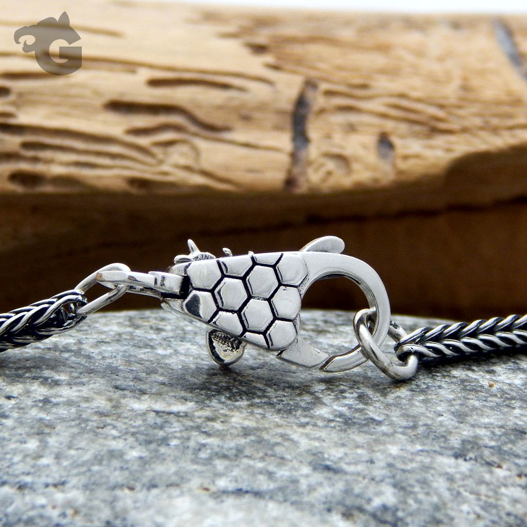 Honeycomb lock chain double lobster glermes