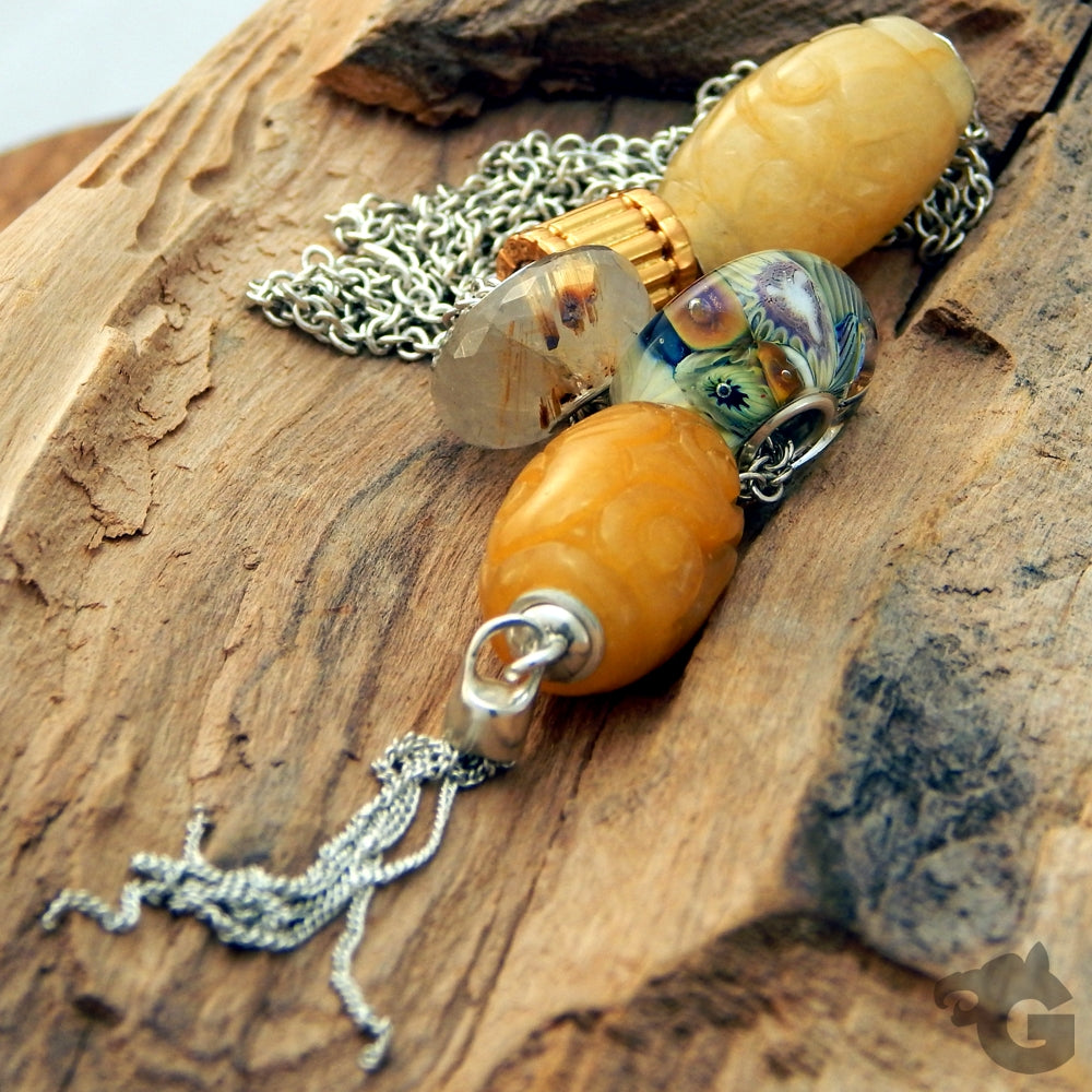 Murrini glass bead - Glermes.com