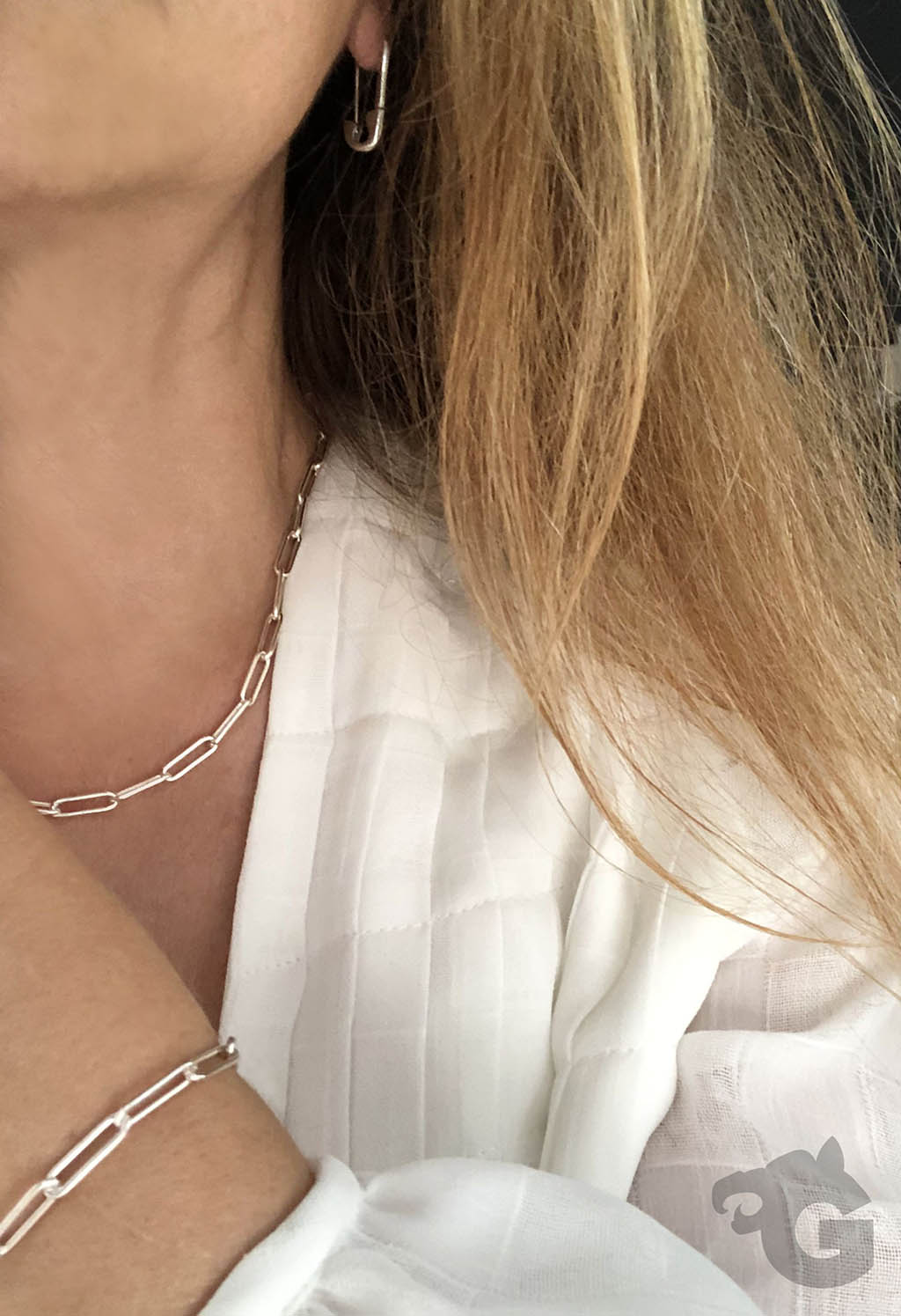 Everyday Paperclip necklace
