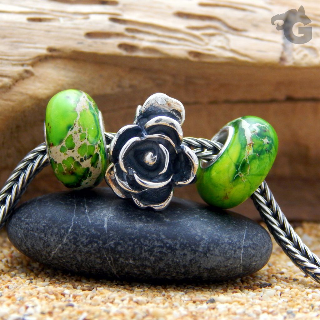 Imperial Jasper best jewel boulder stone bracelet big hole bead glermes