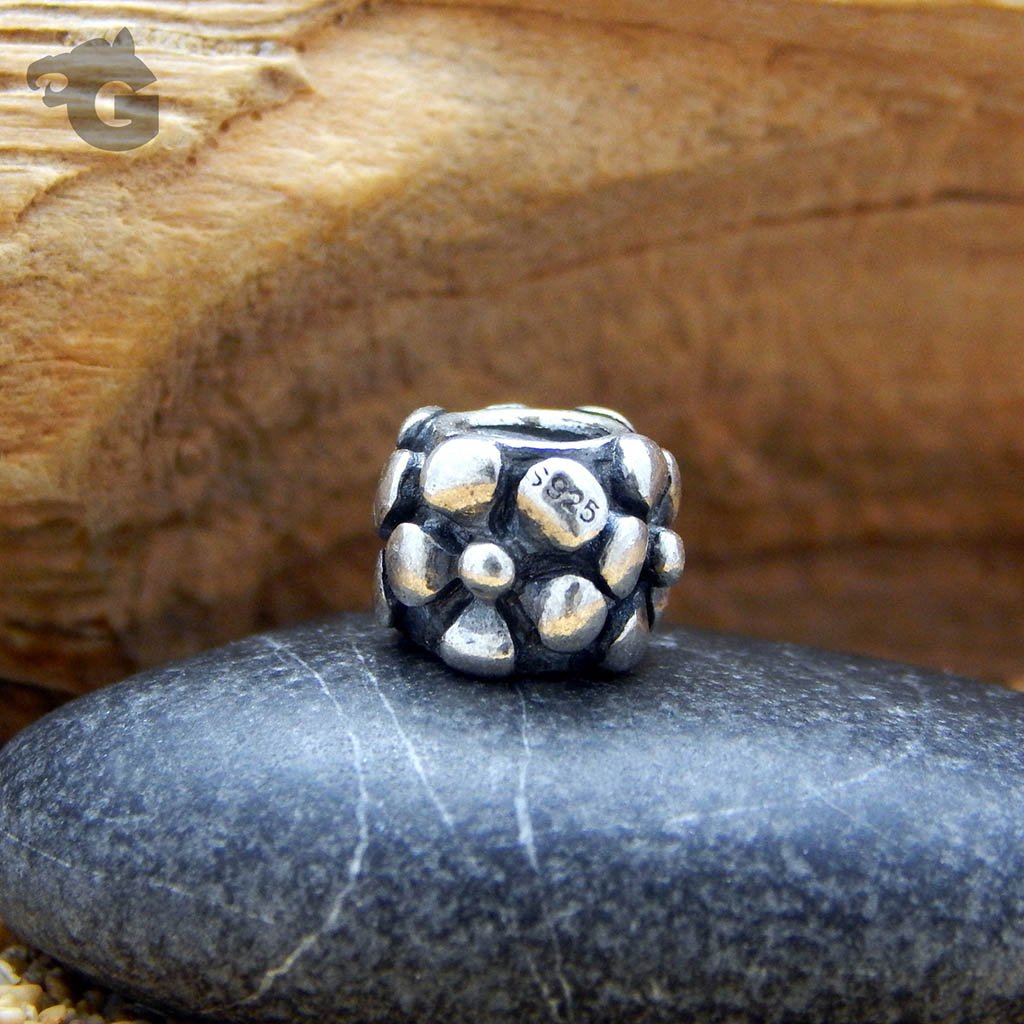 Loblolly Flower silver charm