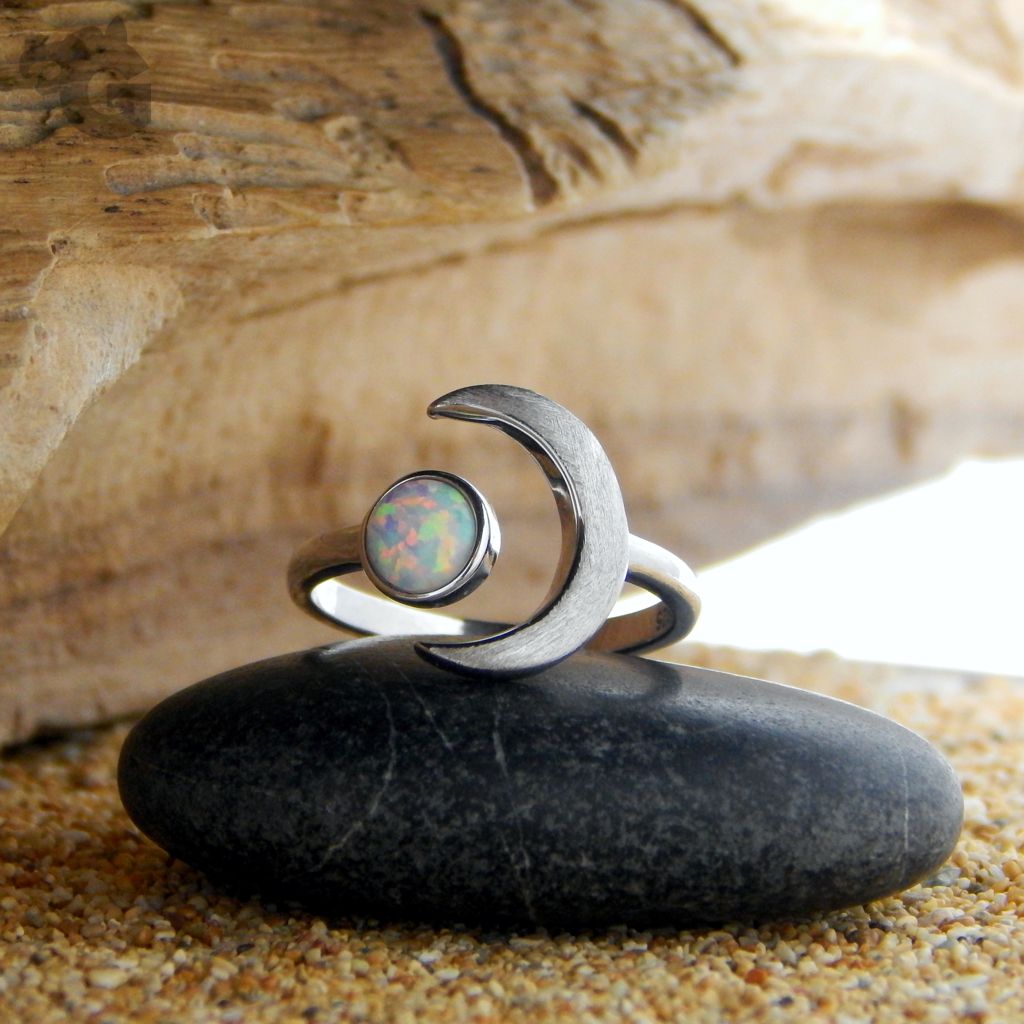 sun moon jewelry 925 sterling silver ring