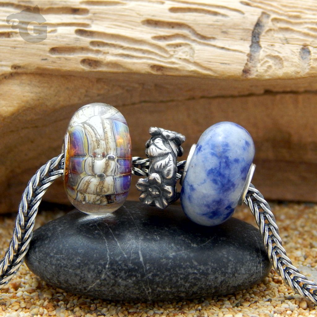 neon lampwork bead rainbow bracelet charm european style large hole glermes city of beads studio