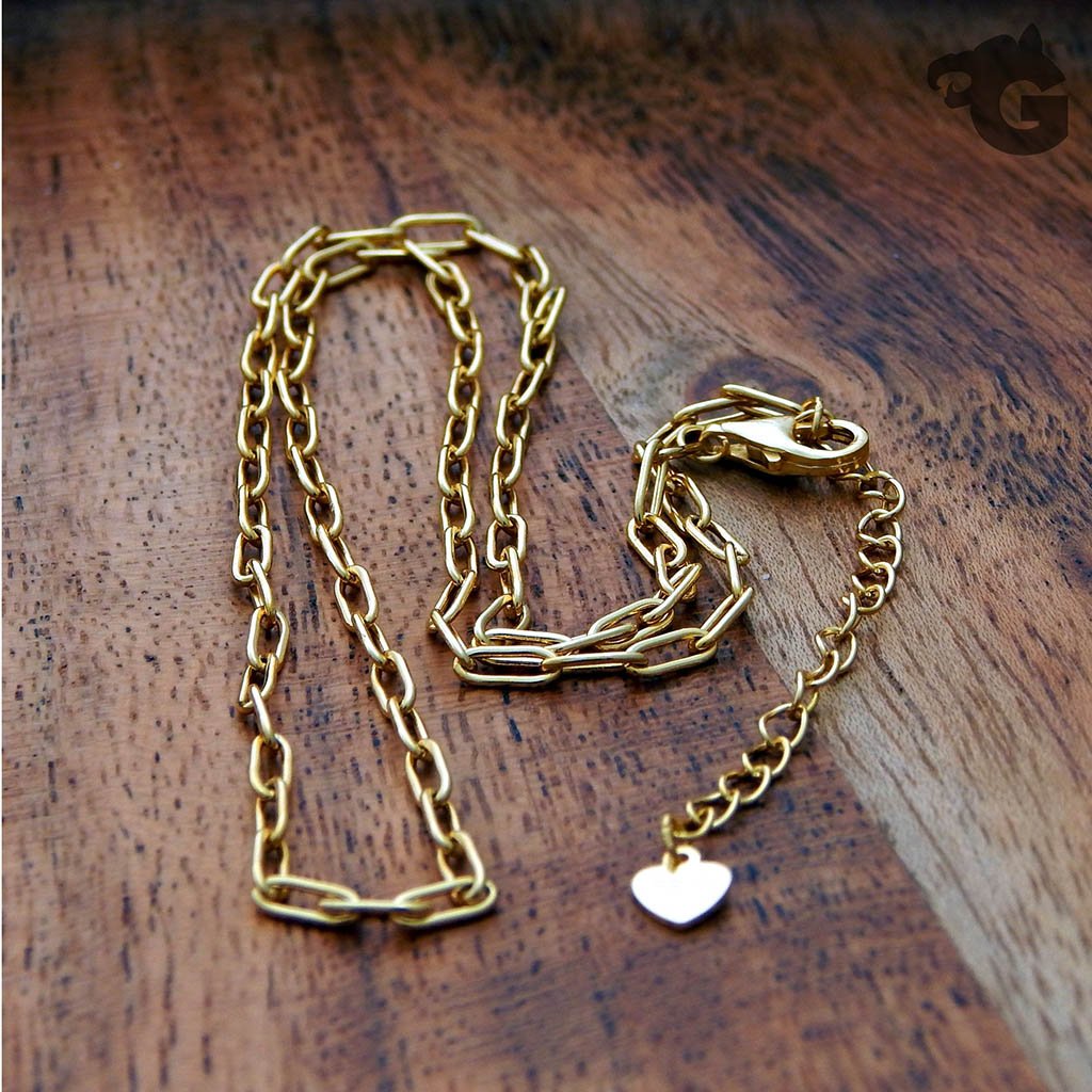 All Day Basic Paperclip 18K Yellow Gold