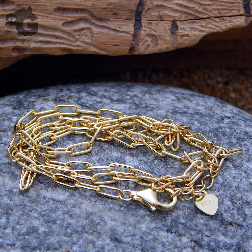 All Day Basic Paperclip 18K Yellow Gold