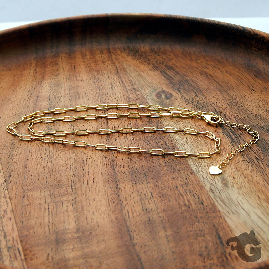 All Day Basic Paperclip 18K Yellow Gold