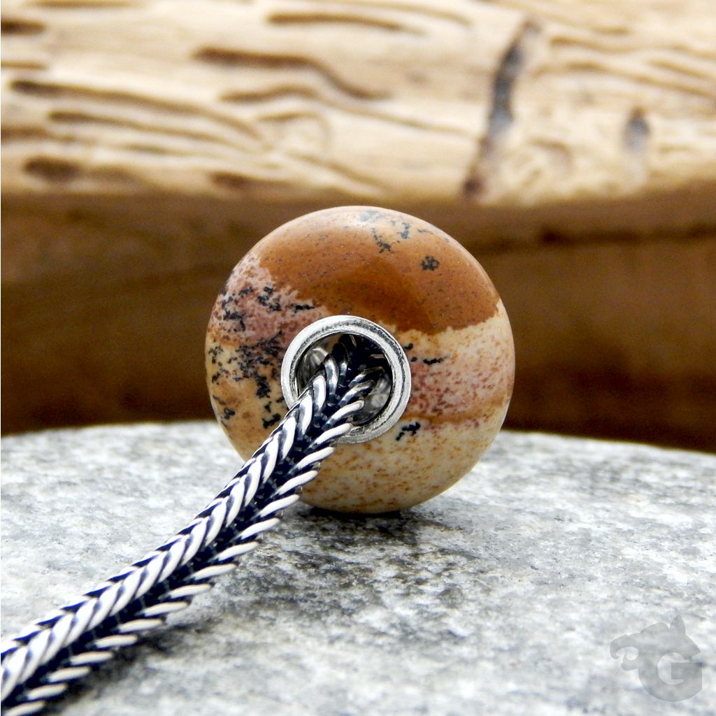 picture jasper stone bracelet bead