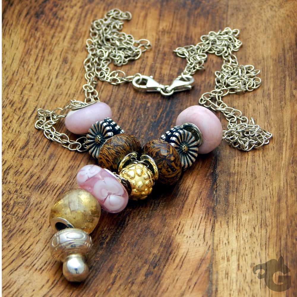 Layerd necklace including a 925 Double Lobster Sterling silver clasp chain extender - Glermes.com