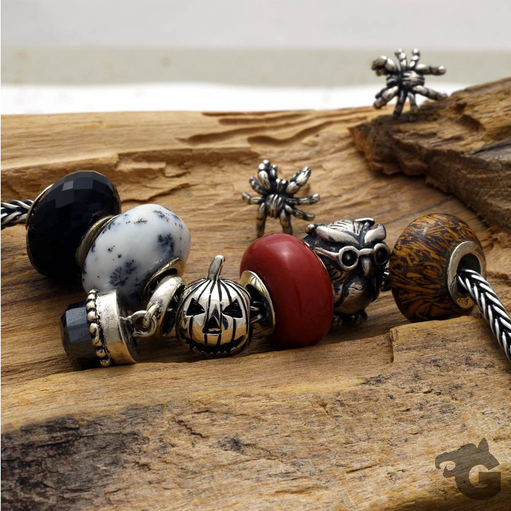 Owl of Wisdom silver charm