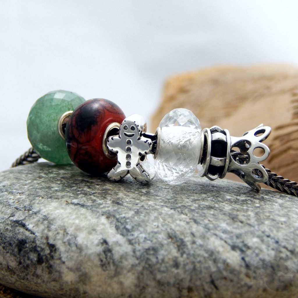 gingerbread jewelry bead christmas