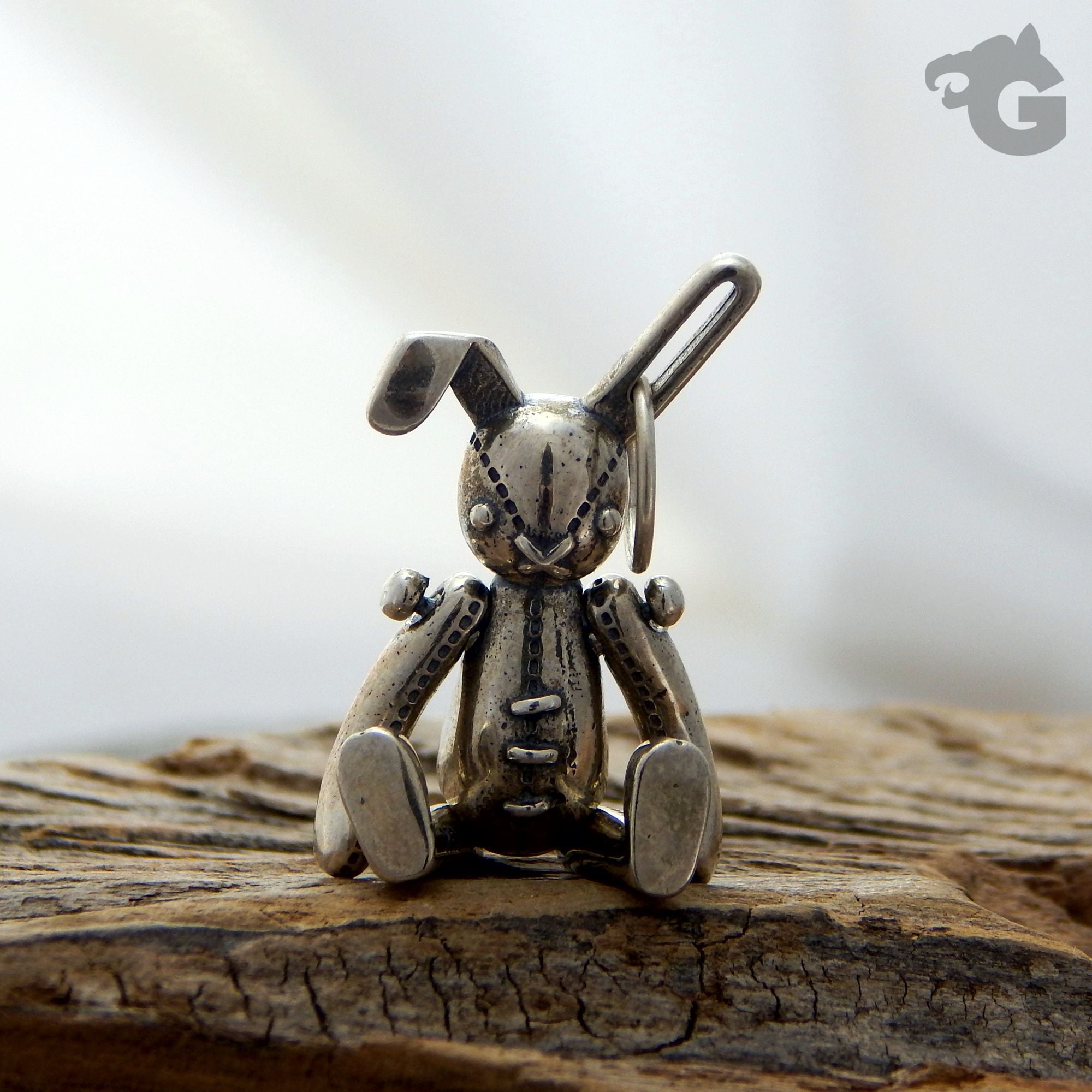 rabbit jewelry silver