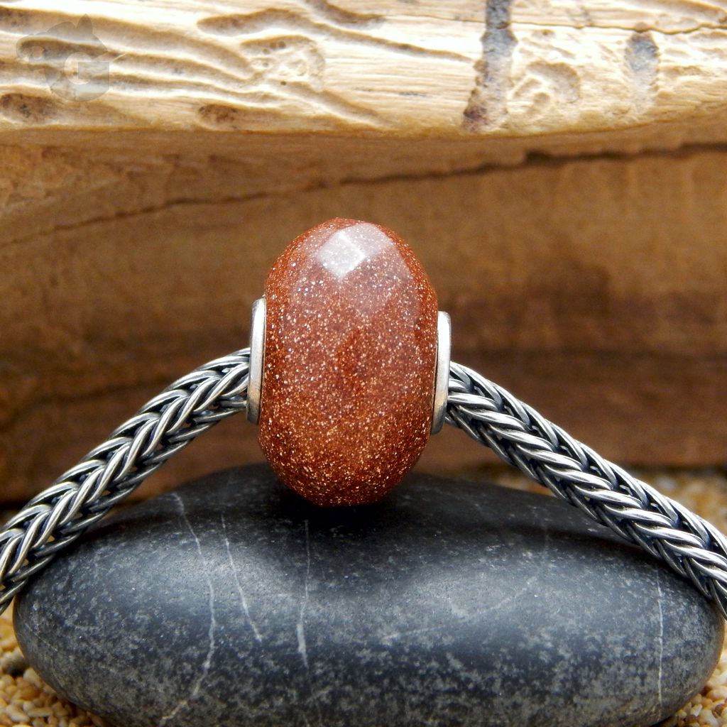 sandstone facetted bead sparkly chakra stone balance
