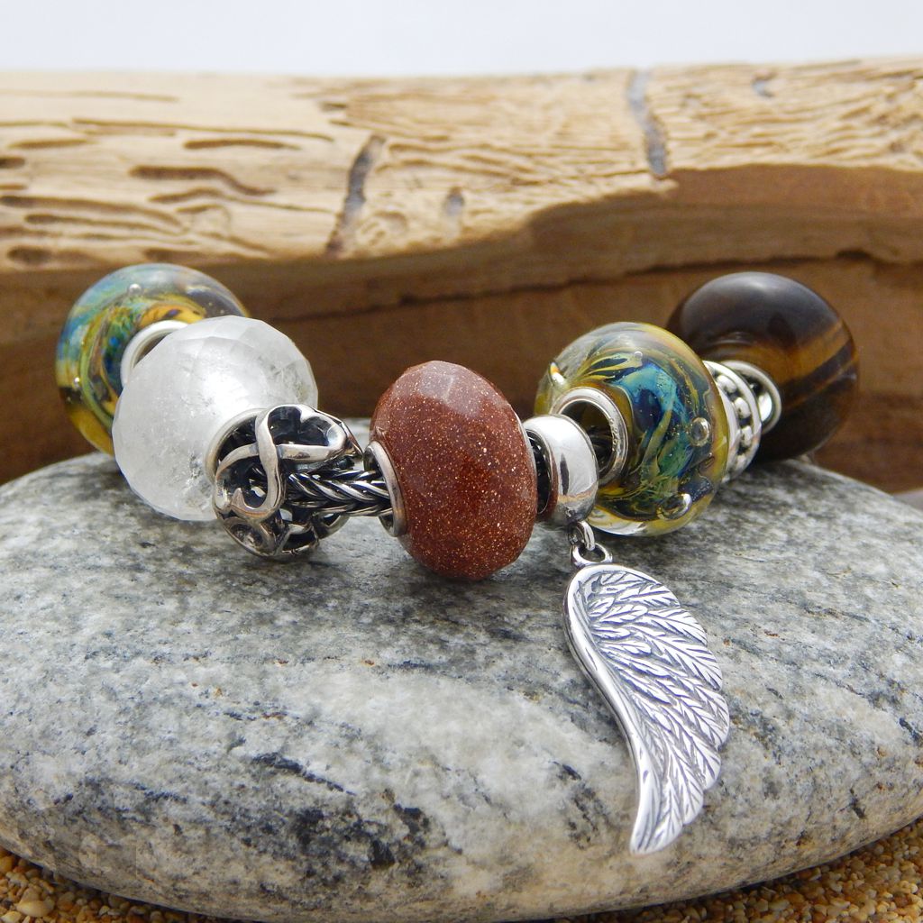 sandstone reddish sepia brown diy bead European style