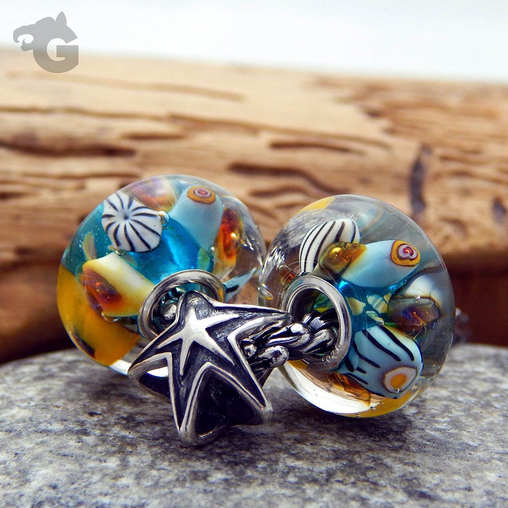 Wishing Star big hole bead