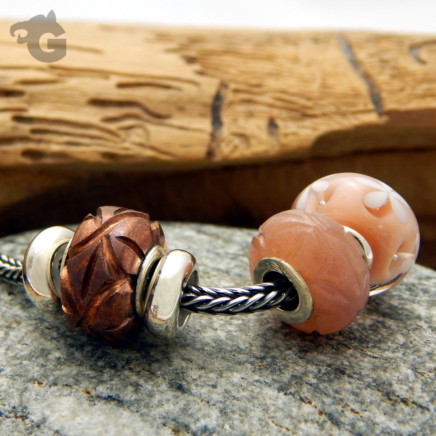 Elegant bracelet silver stopper minimalistic simple - Glermes.com