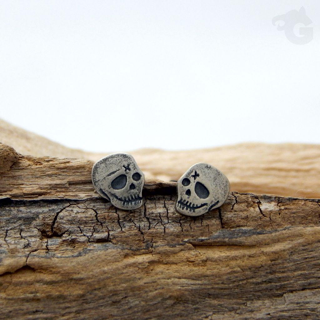 skull jewelry for her earrings glermes city of beads studio