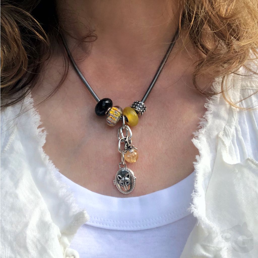 Fox Gler Locket pendant