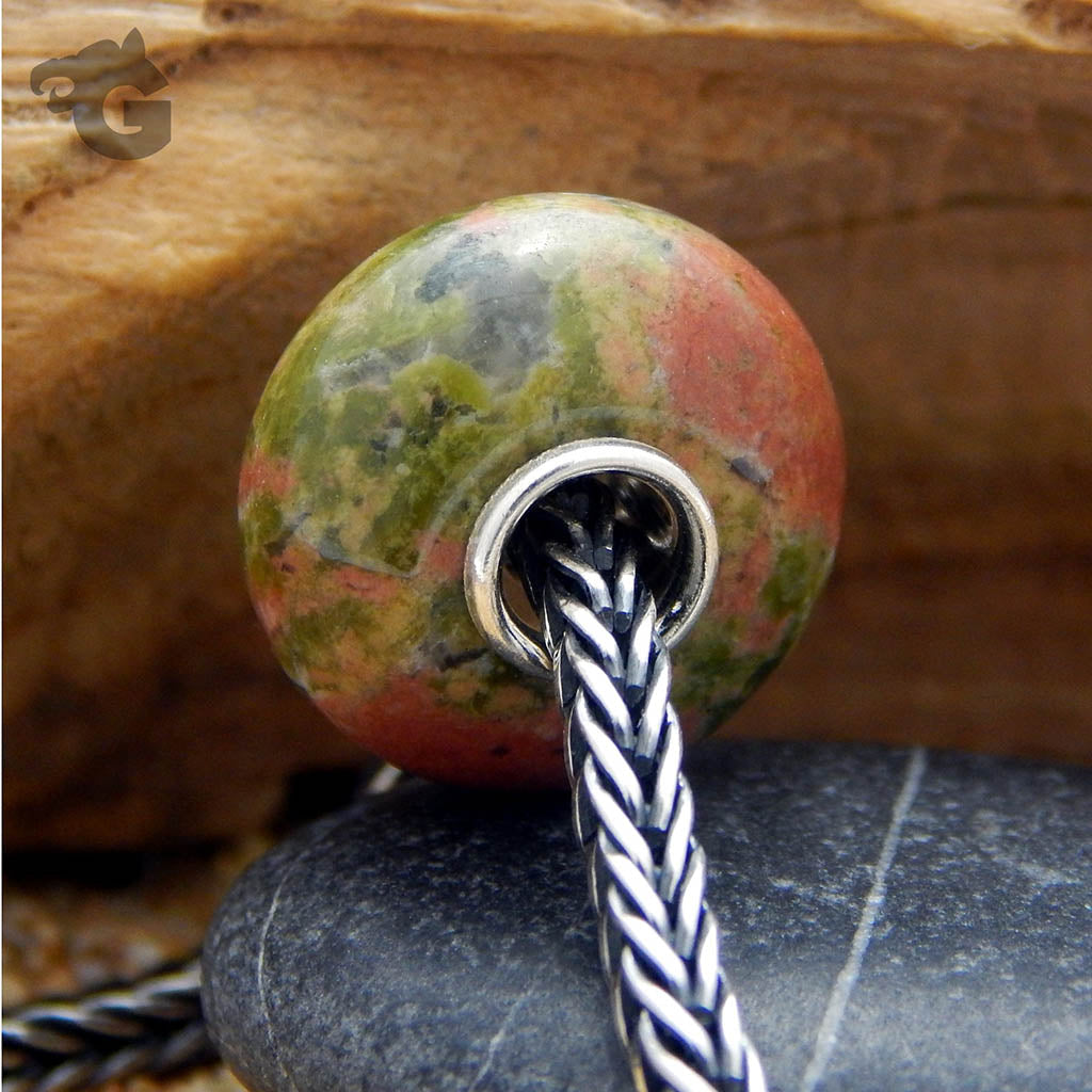 Unakite Jasper Bead