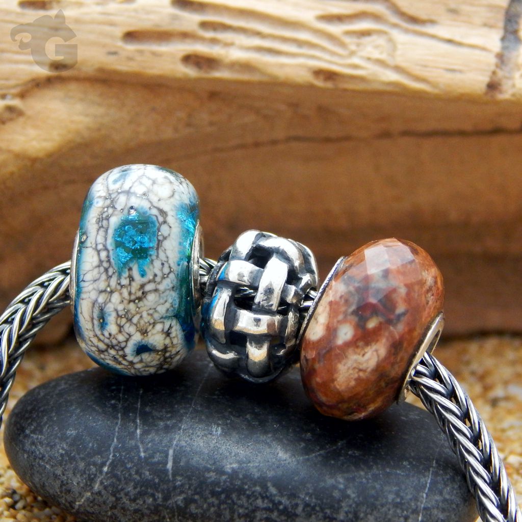 Wild Horse Jasper bead bohemian style fits all European style bracelets - Glermes